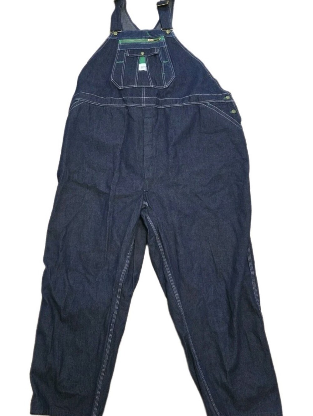 Liberty Overalls Mens 58 X 30  Blue Denim Bib Workwear Carpenter Utility Farmer